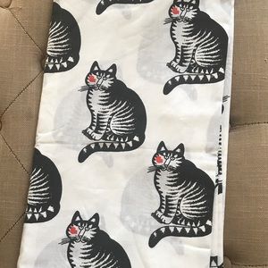 Twin Flat Kissy Face Cat Sheets